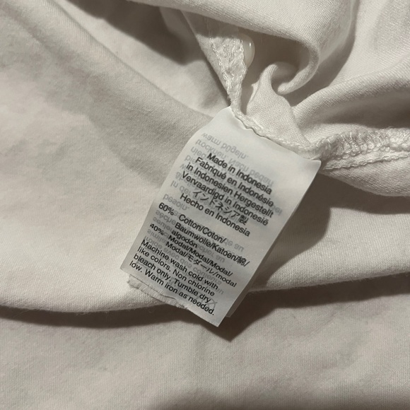 Madewell | White Button Down Shirt ‘Drapey Oversized Boyshirt Pure White | Small - Picture 11 of 13